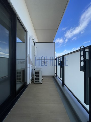 ソライエアイル新河岸のバルコニー