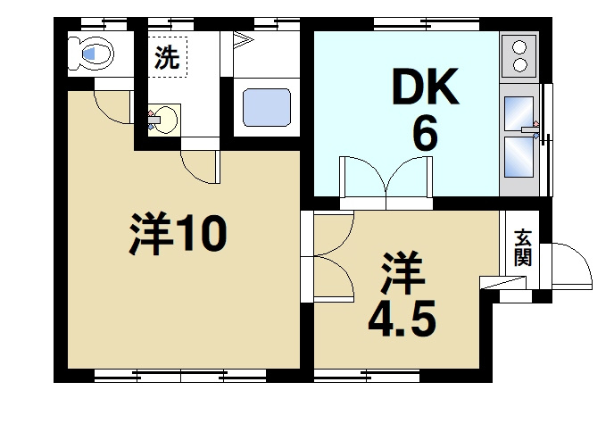 南田原町平屋の間取り