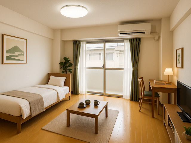 アイリスハイツ8号館の居間・リビング|CGで家具等を配置したもので家具等は含まれません