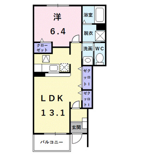 【間取り】 | グレイスガーデンⅠ