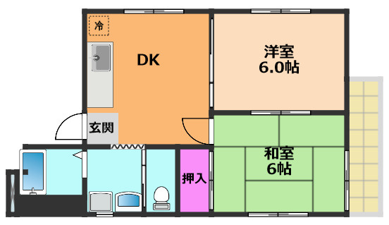 【間取り】 | 中本ハイツ