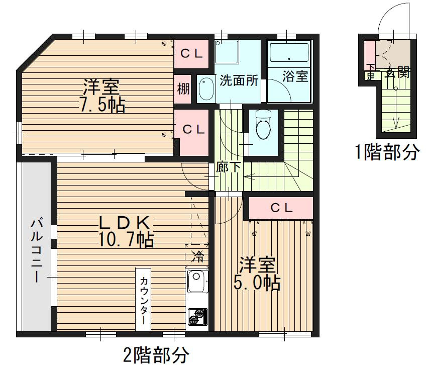 レスポワールの間取り