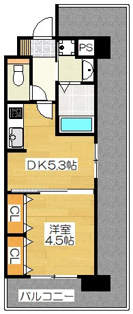 【間取り】 | Ｆ・ＰＡＲＣ博多駅南（エフパルク）