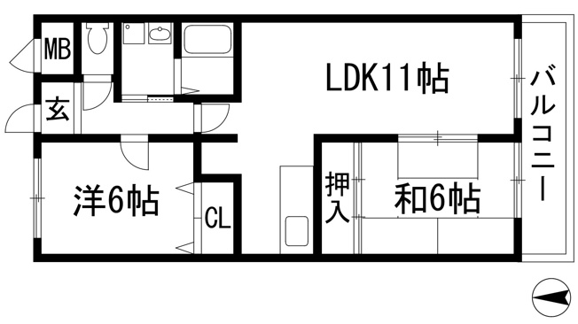 【間取り】 | プリメゾン栄美寿