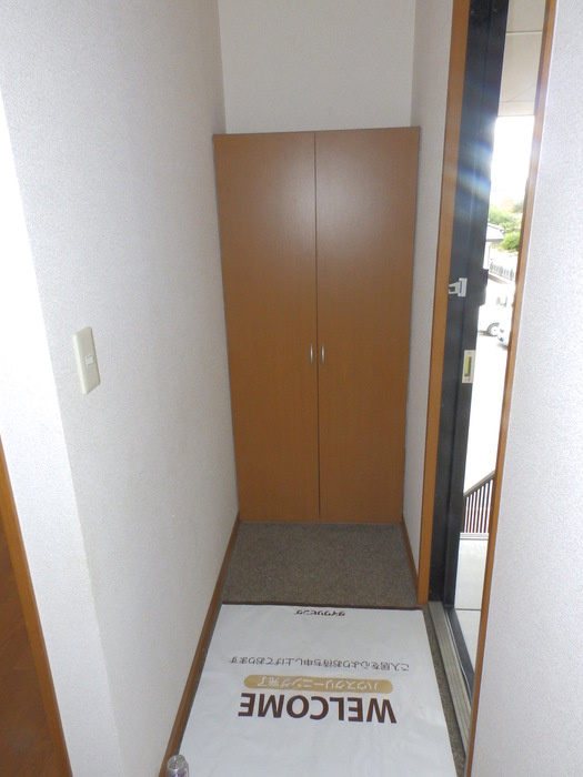 スカイスクレーパーA棟の玄関