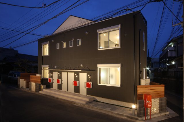フレシール野方の外観|ナイトショット