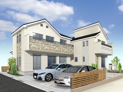 【外観パース】 | 東村山市萩山町2丁目　全2棟