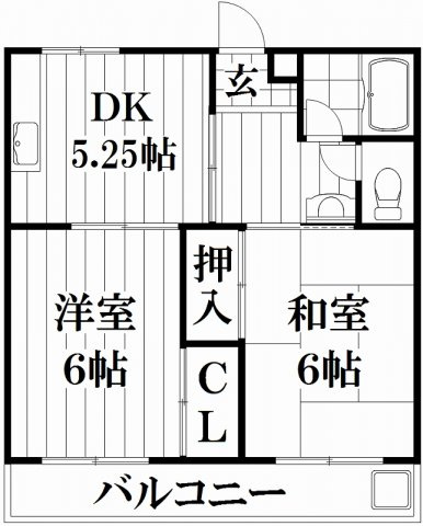 【間取り】 | 第１中村マンション