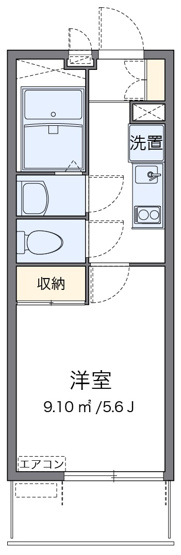 【間取り】 | レオパレス川崎港町