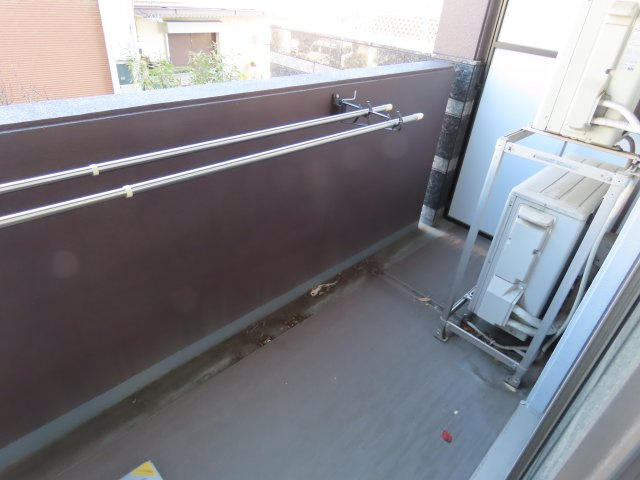 大阪市西淀川区柏里１丁目の賃貸マンションのバルコニー