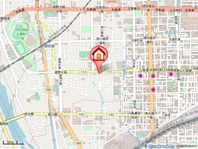 ラセットアベニューの地図