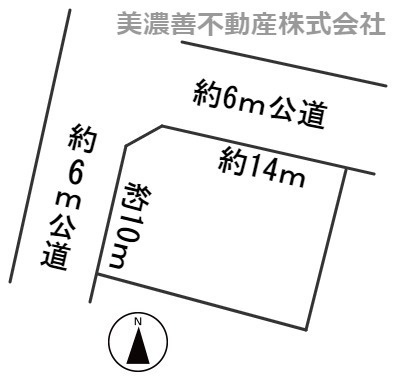 ５６０８０　岐阜市大洞紅葉が丘土地の区画図