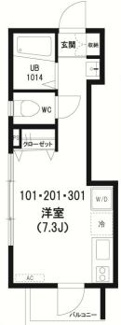 【間取り】 | フルーレ早稲田鶴巻町