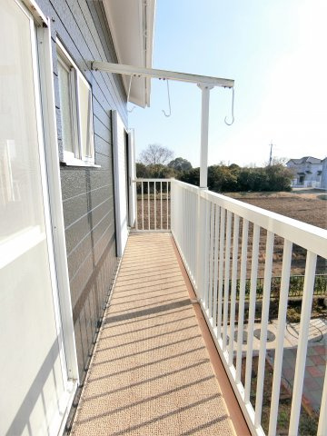 岩崎貸家のバルコニー