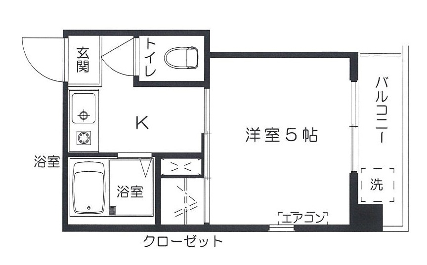 ヴィラタカハシの間取り|ヴィラタカハシ　304　