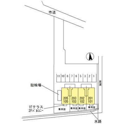 【区画図】 | D-room三葛