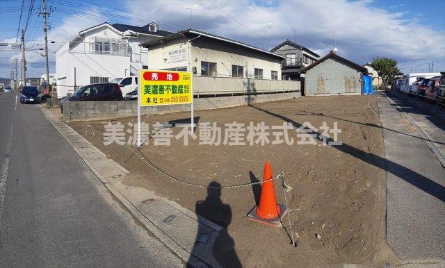 ５５６８７　羽島郡岐南町伏屋土地の前面道路含む現地写真|南西からの写真です。