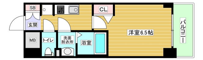 【間取り】 | プレサンス福島ミッドエル