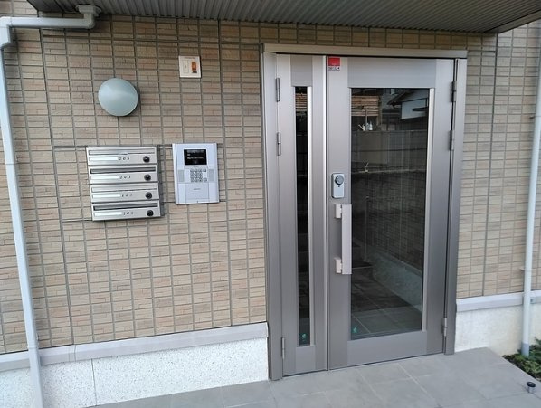 熊本市東区東野４丁目のアパートのセキュリティ