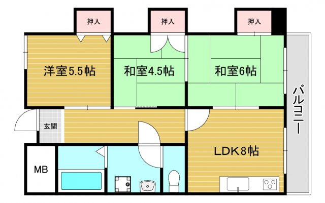 第2浅井ビルの間取り
