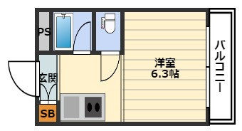 ユーパレス天満の間取り