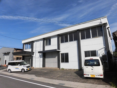 【外観パース】 | 田中倉庫付事務所
