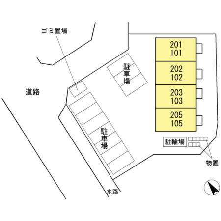 シエル　ラピッドの区画図