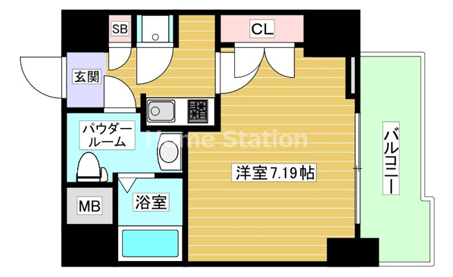 【間取り】 | ディナスティ福島Ⅱ