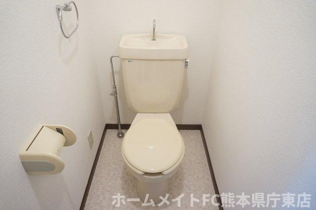 熊本市中央区八王寺町の賃貸マンションのトイレ