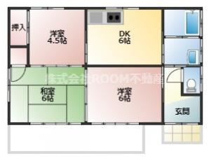 原貸家の間取り