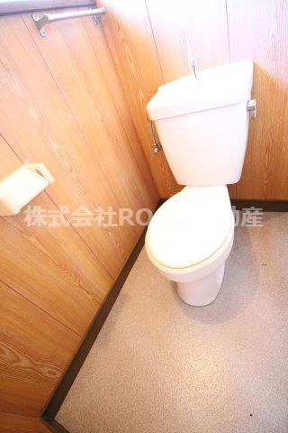 原貸家のトイレ|トイレです