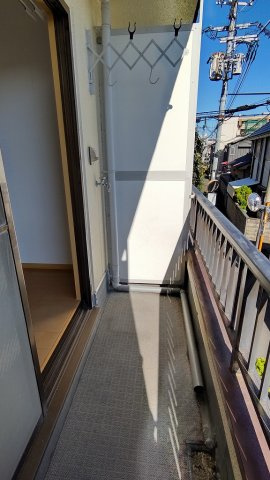 桜井駅1分！オートロック付き１Ｒのバルコニー