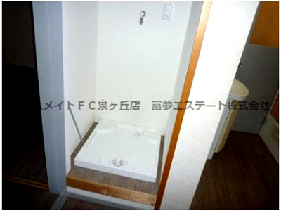 【設備】 | グリーンコーポ | 洗濯機置場です