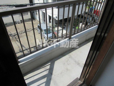 【バルコニー】 | ユニティー小阪（河内小阪賃貸） | バルコニーです