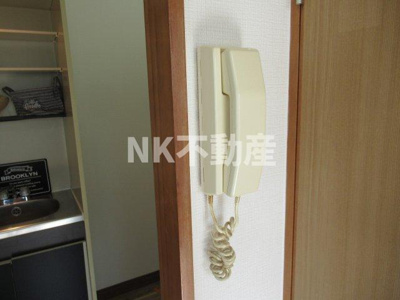 【セキュリティ】 | ユニティー小阪（河内小阪賃貸） | インターフォンです