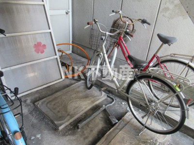 【その他共用部分】 | ユニティー小阪（河内小阪賃貸） | 駐輪スペースです