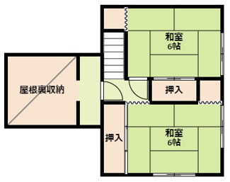 【間取り】 | ２階間取り