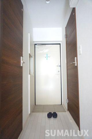 熊本市中央区琴平本町の賃貸マンションの玄関