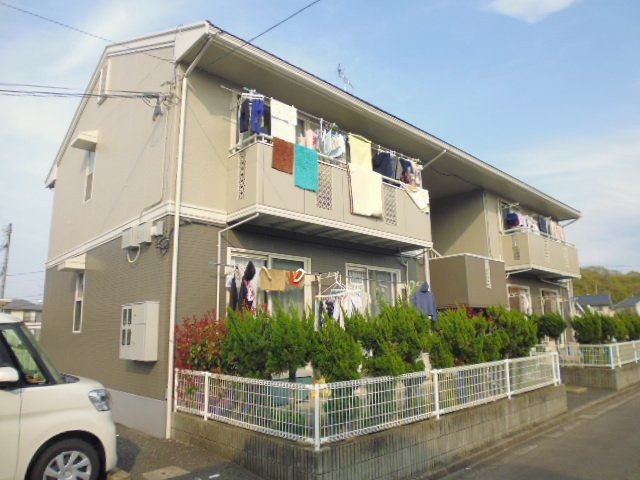倉敷市福島のアパートの外観