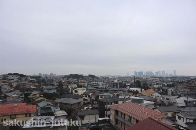 ライオンズマンション津田沼の展望|幕張新都心の街が見えます