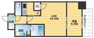 【間取り】 | ブリリアントジュネス本町