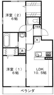 【間取り】 | サンシャイン宮前 | 間取り　サンシャイン宮前