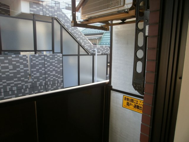 パークサイド平和島のバルコニー