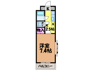 【間取り】 | カーサグラン桑原・
