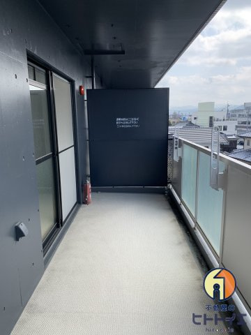 十央瑠壱番館のバルコニー|広々としたバルコニーです