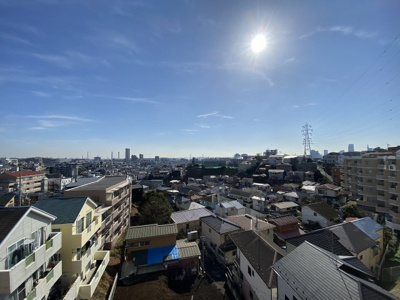 【展望】 | 東急ドエルアルス妙蓮寺壱番館 | ４階部分からの眺望です。
前面に建物がなく採光・風通し◎