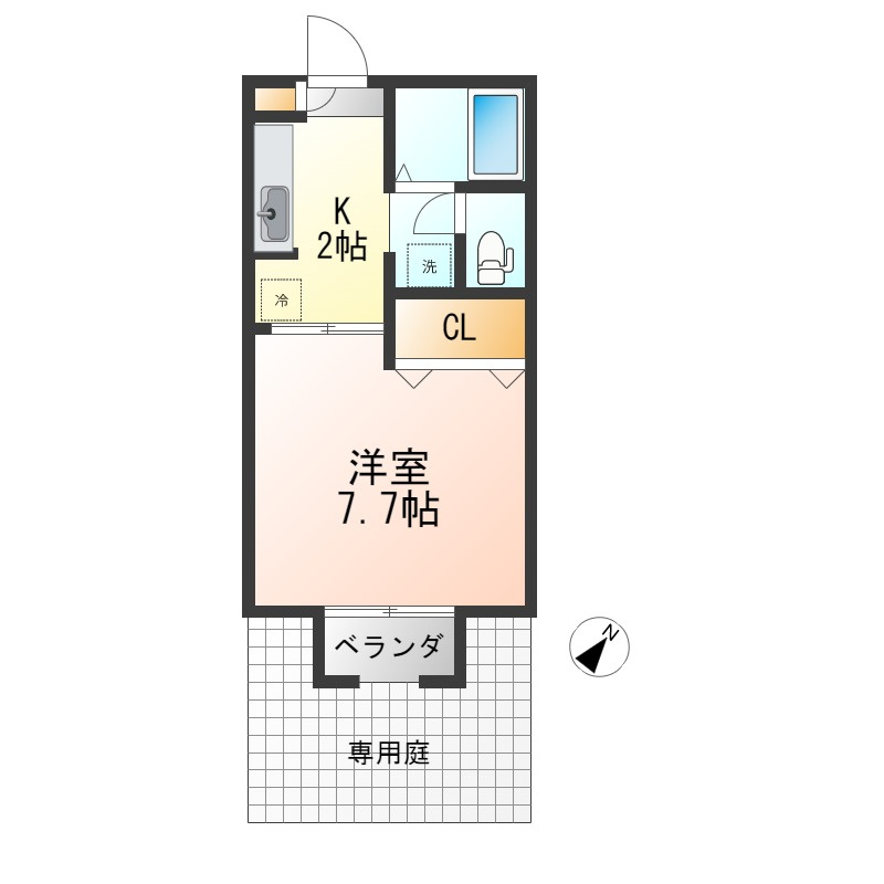 ハイツマロニエ北山の間取り