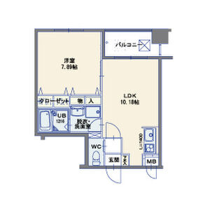 【間取り】 | ラフィーネ博多駅前