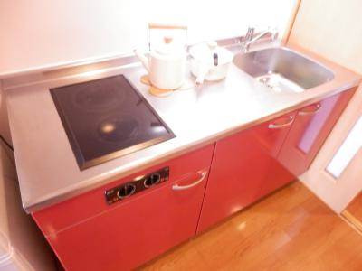 UniE’terna京都壬生（ユニエターナ京都壬生）のキッチン|2口電気コンロ