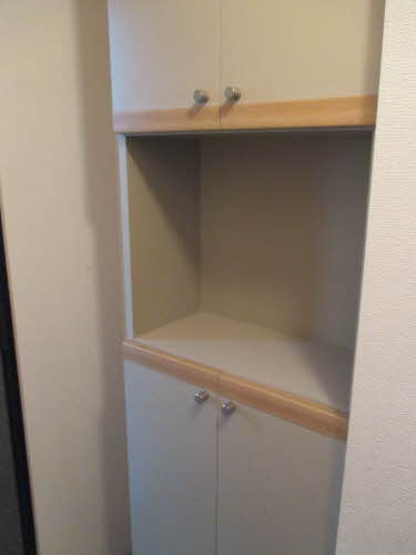 岸和田市尾生町５丁目のハイツの収納|大きなものも収納できそうです